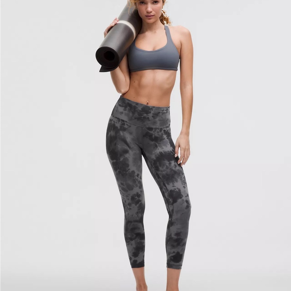 lululemon athletica Grey Tie-dye Align Leggings